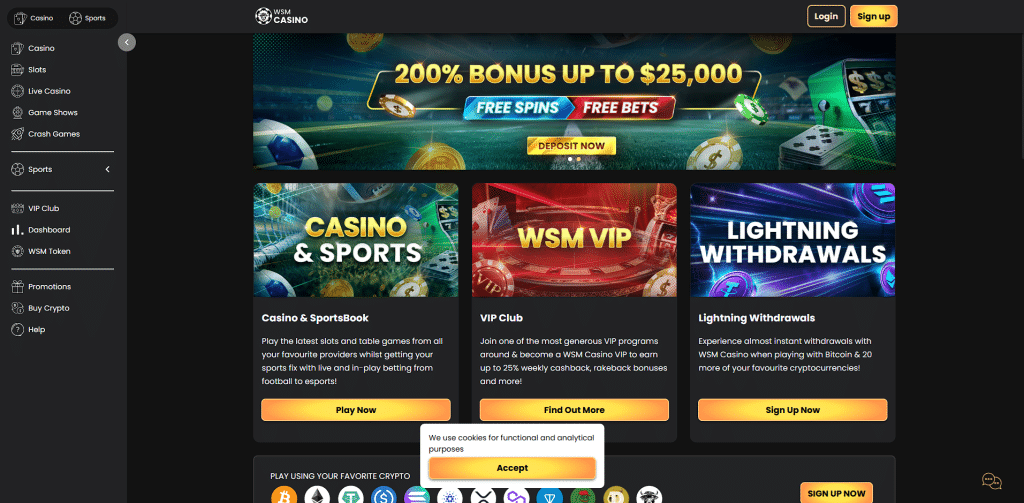 WSM Casino - South Dakota Betting Sites